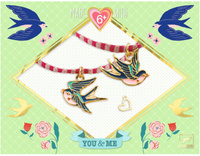 Zestaw DIY do tworzenia bransoletek przyjaźni Ptaki Djeco