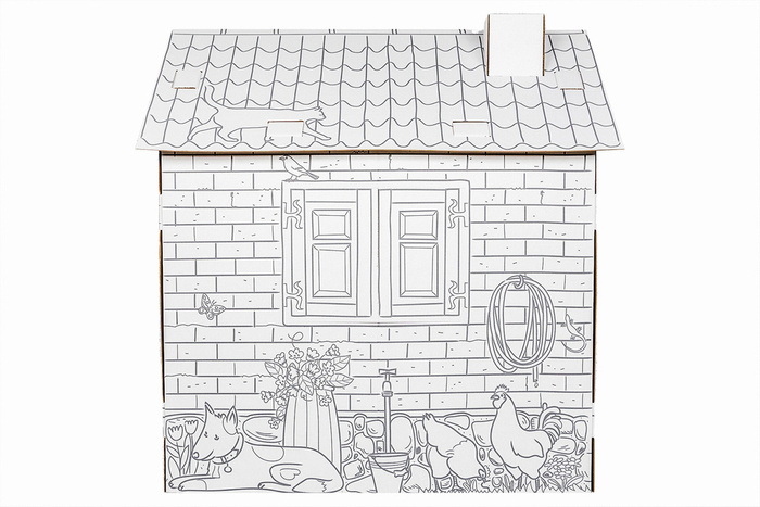 Zabawki z tektury Tektorado Domek wiejska ostoja