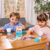 Zabawkowy zestaw barista Napoje w kubkach na wynos 16 el z wibrującym spieniaczem Melissa & Doug