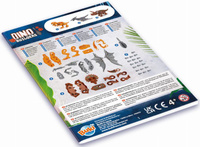 Figurki dinozaurów do skręcania zrób to sam Buki