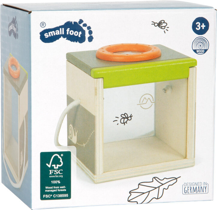 skrzynka ze szkłem powiększającym obserwacja insektów Discover Small Foot