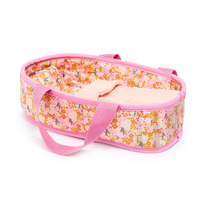 Lalka Barbara 20 cm w materiałowym koszu Mojżesza dla dzieci 18m+ Djeco