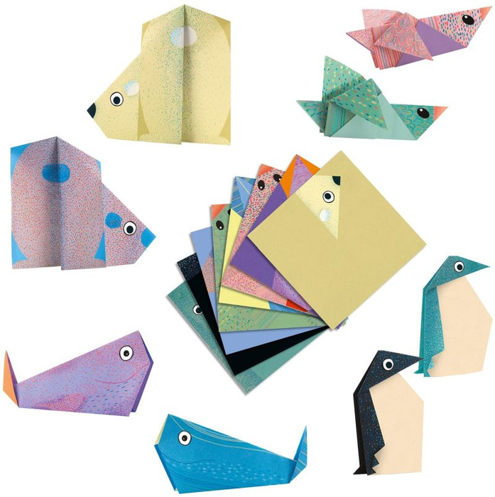 Origami zwierzęta polarne Djeco