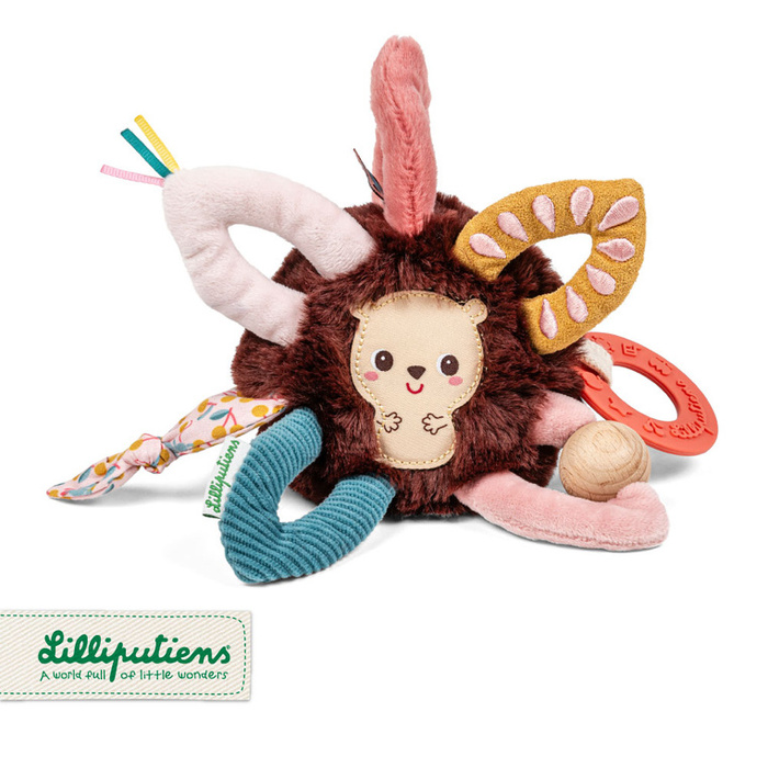 Miękka piłeczka aktywizująca Jeżyk Leon Lilliputiens