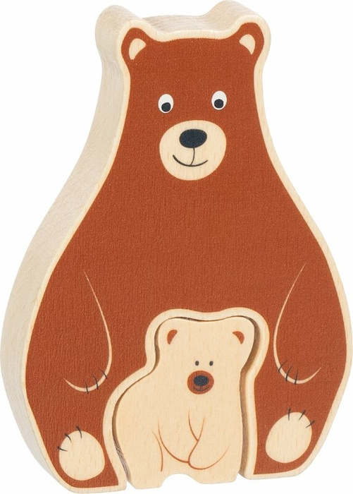 Układanka drewniana Stojący Niedźwiedź Goki