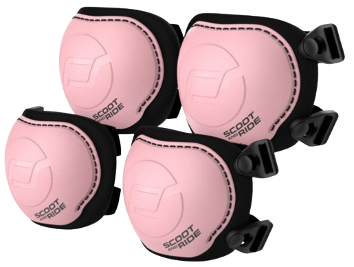 SCOOTANDRIDE Zestaw ochraniaczy dla dzieci XXS Rose
