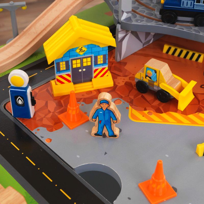 Drewniana kolejka górska dla dzieci na stoliku Rocky Mountain KidKraft