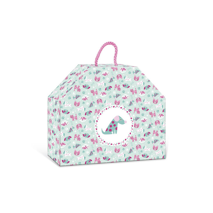 Brokatowe spinki do włosów Pieski i kotki Zestaw kreatywny dla dzieci do tworzenia biżuterii Janod