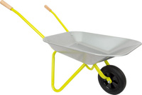 Srebrna taczka ogrodnika z narzędziami Small Foot Design