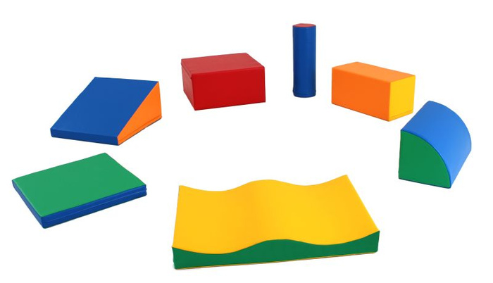 Zestaw do zabawy wielokolorowy Soft Play Discoverer IGLU