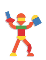 Magnetyczna układanka w walizce. Figury geometryczne. Krasnal, Djeco