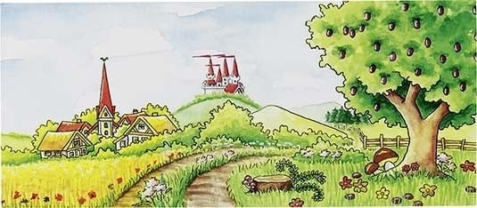 Stolikowy teatrzyk kukiełkowy. Teatrzyk drewniany, goki