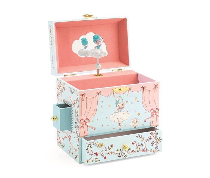 Szkatułka z pozytywką Ballerina na scenie Djeco