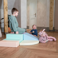 Zestaw do zabawy pastelowy Soft Play Corner Climber IGLU