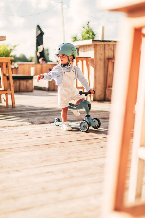 SCOOTANDRIDE Highwaykick1 2w1 Jeździk i hulajnoga 1-5 lat Steel