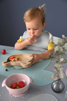 Silikonowa mata podkładka Little Chums Mysz różowa Lassig 