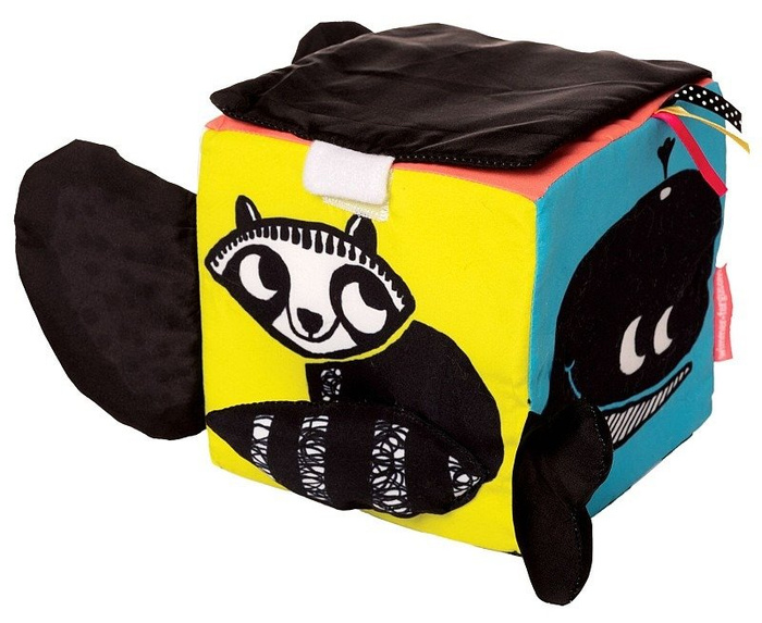 Miękka kostka edukacyjna Świat zwierząt Wimmer Ferguson Manhattan Toy