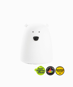 Miś Mały Lampka Silikonowa Biała Rabbit & Friends 