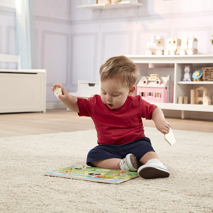 Układanka drewniana dopasowywanie Zwierząt Melissa and Doug