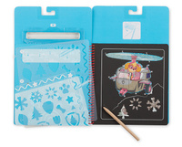 Wydrapywanka zdrapywanka z książką Psi Patrol Scratch Art Pad – Skye Melissa and Doug