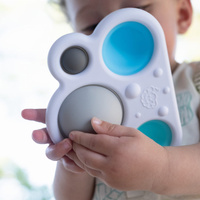 Zabawki sensoryczne dla dzieci i niemowląt Bąbelki Dimpl Słoneczko i Chmurka Fat Brain Toys