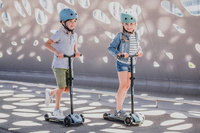 SCOOTANDRIDE Highwaykick 5 LED Hulajnoga trójkołowa balansowa ze świecącymi kółkami 5+ Steel