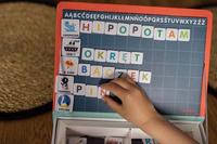 Magnetyczna układanka Polski Alfabet Magnetibook Janod