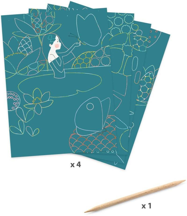 Wydrapywanka Zaczarowany staw DJ09716 Djeco