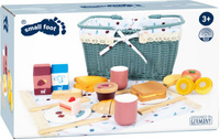 Wiklinowy kosz piknikowy dla dzieci z akcesoriami Tasty Small Foot 