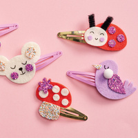 Brokatowe spinki do włosów Ogród Zestaw Kreatywny Janod