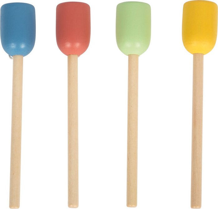 Drewniana gra zręcznościowa dla dzieci Łapanie piłeczki 4 kolory w zestawie Small Foot