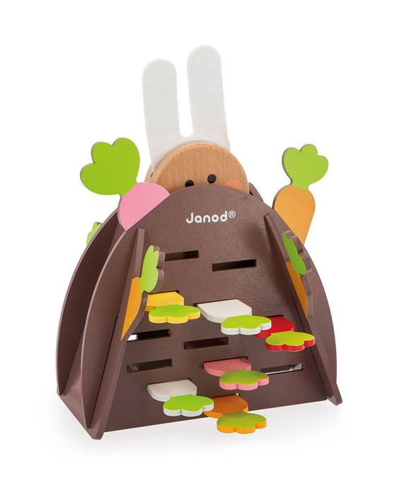 Gra strategiczna drewniana 2-4 os. Magiczna Marchewka Janod