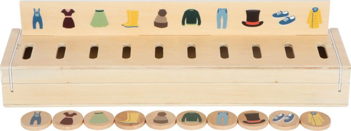 Drewniany pojemnik do sortowania Odkrywca świata Small Foot