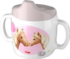Kubeczek dla dzieci z dziubkiem Konie Haba