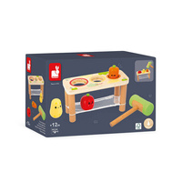 Gra przebijanka z młotkiem drewniana Warzywa Farma Janod