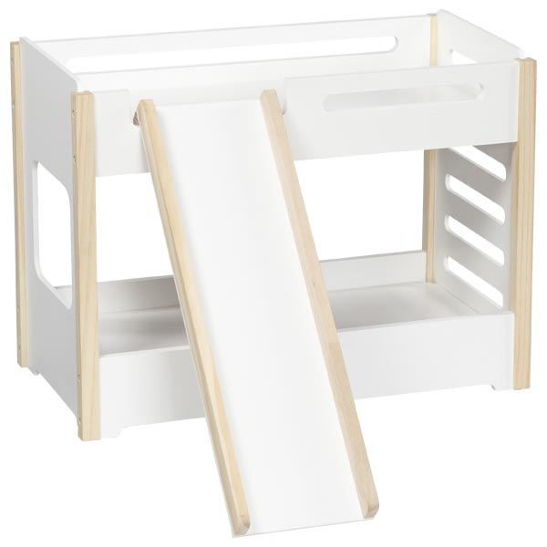 Łóżko piętrowe ze zjeżdżalnią Goki