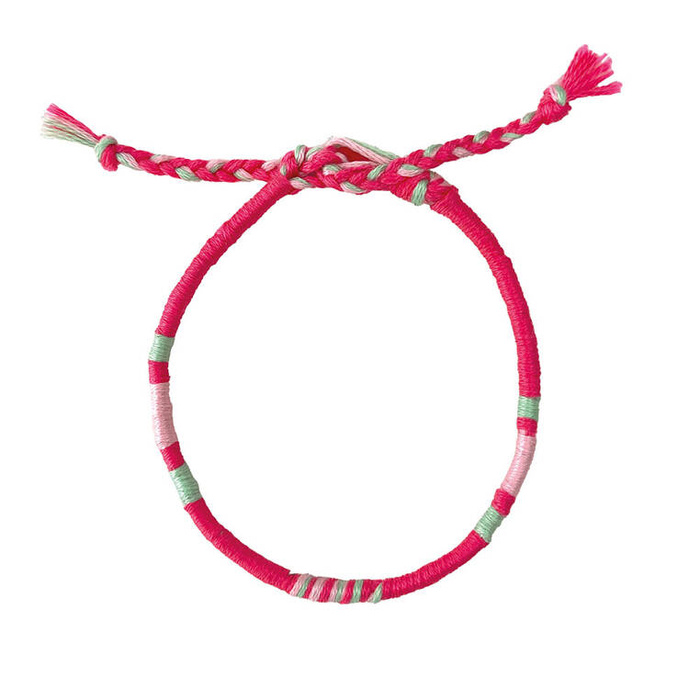 Zestaw kreatywny robienie biżuterii Tęczowe bransoletki 30 szt. Janod