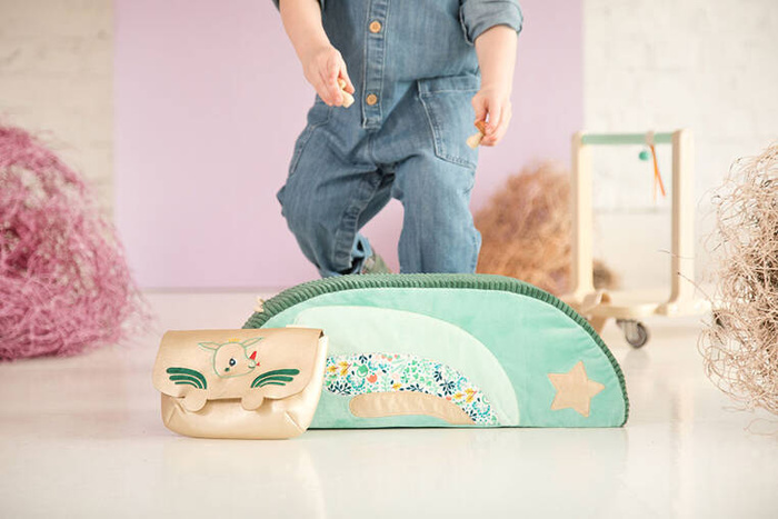 Drewniany jeździk z torebką Smok Joe LILLIPUTIENS