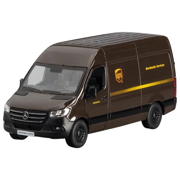 Model samochodu Mercedes Benz Sprinter kurier UPS Goki