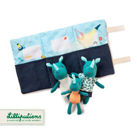 Mini przytulanki Rodzina nosorożców z matą Nosorożec Marius Lilliputiens