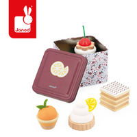 Zestaw ciasteczek z drewna w metalowej puszce Twist Janod