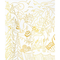 Artystyczny zestaw kreatywny Złote kontury Zwierzęta Janod