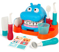 Zabawka interaktywna Hipodonta zestaw do nauki higieny jamy ustnej Battat