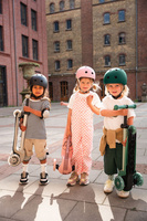 SCOOTANDRIDE Highwaykick 3S Hulajnoga z systemem sterowania 2w1 i kółkami LED składana 3+ Ash