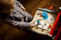 Wózek warsztat magnetyczny z narzędziami  Brico ‘Kids Janod