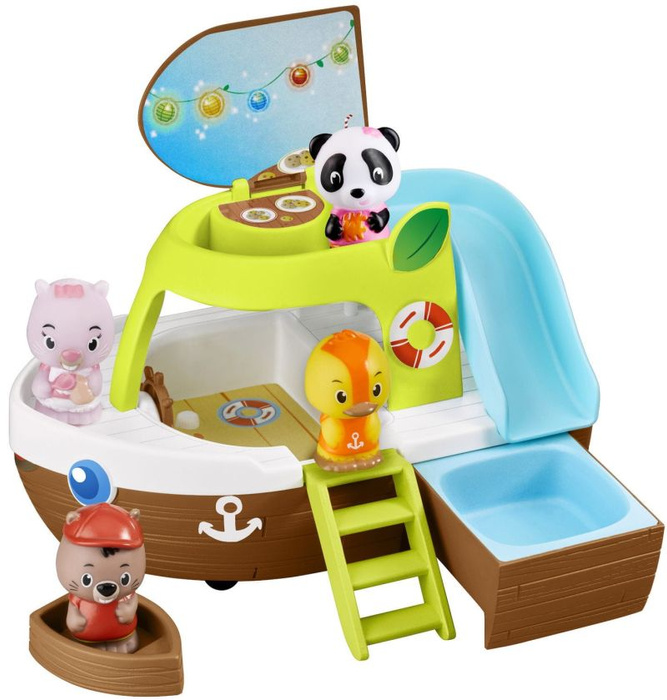 Statek wycieczkowy jacht ze zjeżdżalnią Klorofil