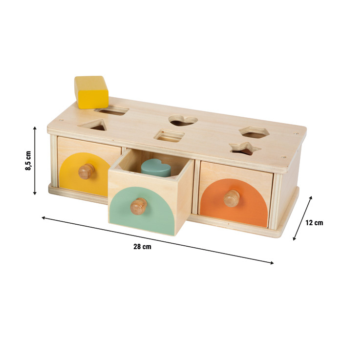Sorter szufladkowy dla dzieci Montessori Small Foot