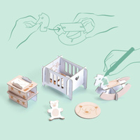 Zrób to sam domek dla lalek z akcesoriami Djeco