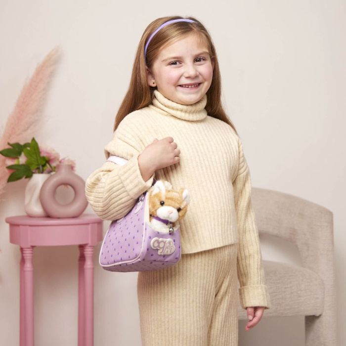 Prążkowany kotek w torebce Hop in Cat Carrier Our Generation