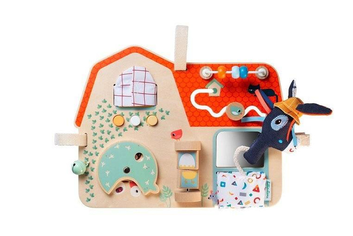 Drewniana tablica manipulacyjna Farma Lilliputiens